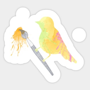 Splash of Color Sticker